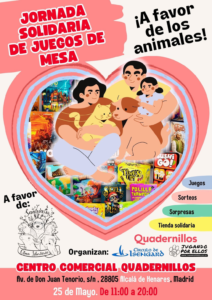 cartel de la jornada solidaria de juegos d mesa